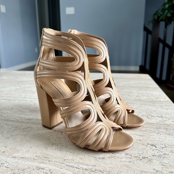 Michael Kors Collection Runway Pamina Toffee Heels - Picture 2 of 10